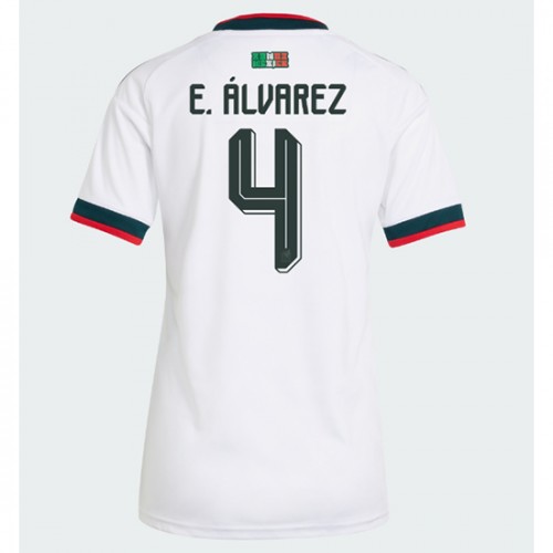 Stroje piłkarskie Meksyk Edson Alvarez #4 Koszulka Wyjazdowej dla damskie MŚ 2026 Krótki Rękaw